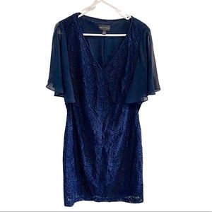 Connected Apparel Blue Dress